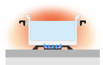 ガスコンロの場合イメージ